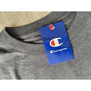 CHAMPION Men's Athletics Classic Grey T-Shirt Logo Tie Dye Pain Splatter 3XT NWT